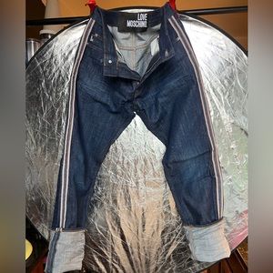 Mens Love Moschino Denim Jean Size 33x32 Amazing Condition